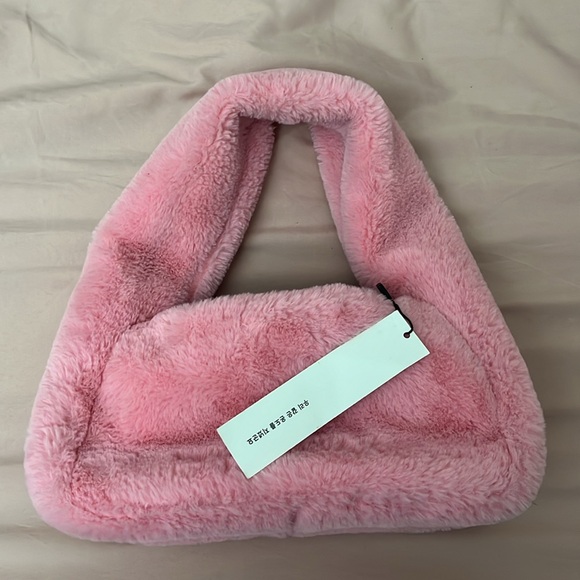 Pink Fuzzy Sam Ondoh Bag - Picture 2 of 4